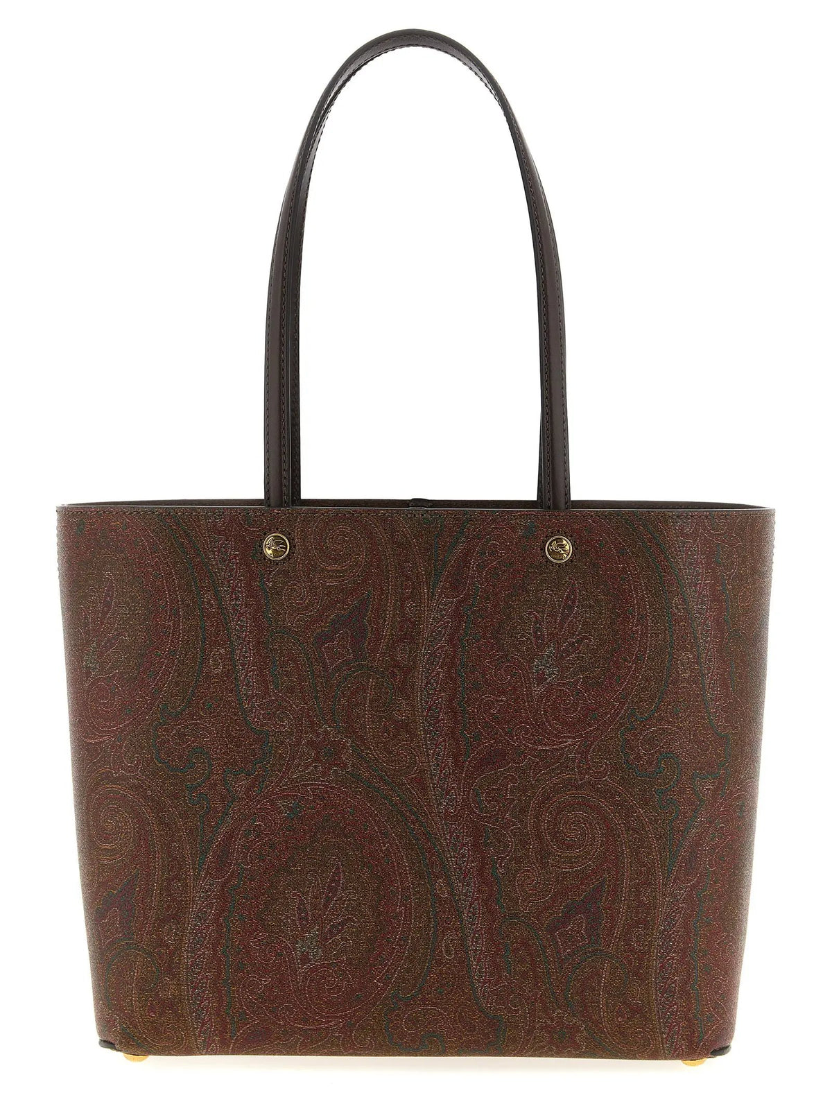 Etro Brown Cotton Tote Bag