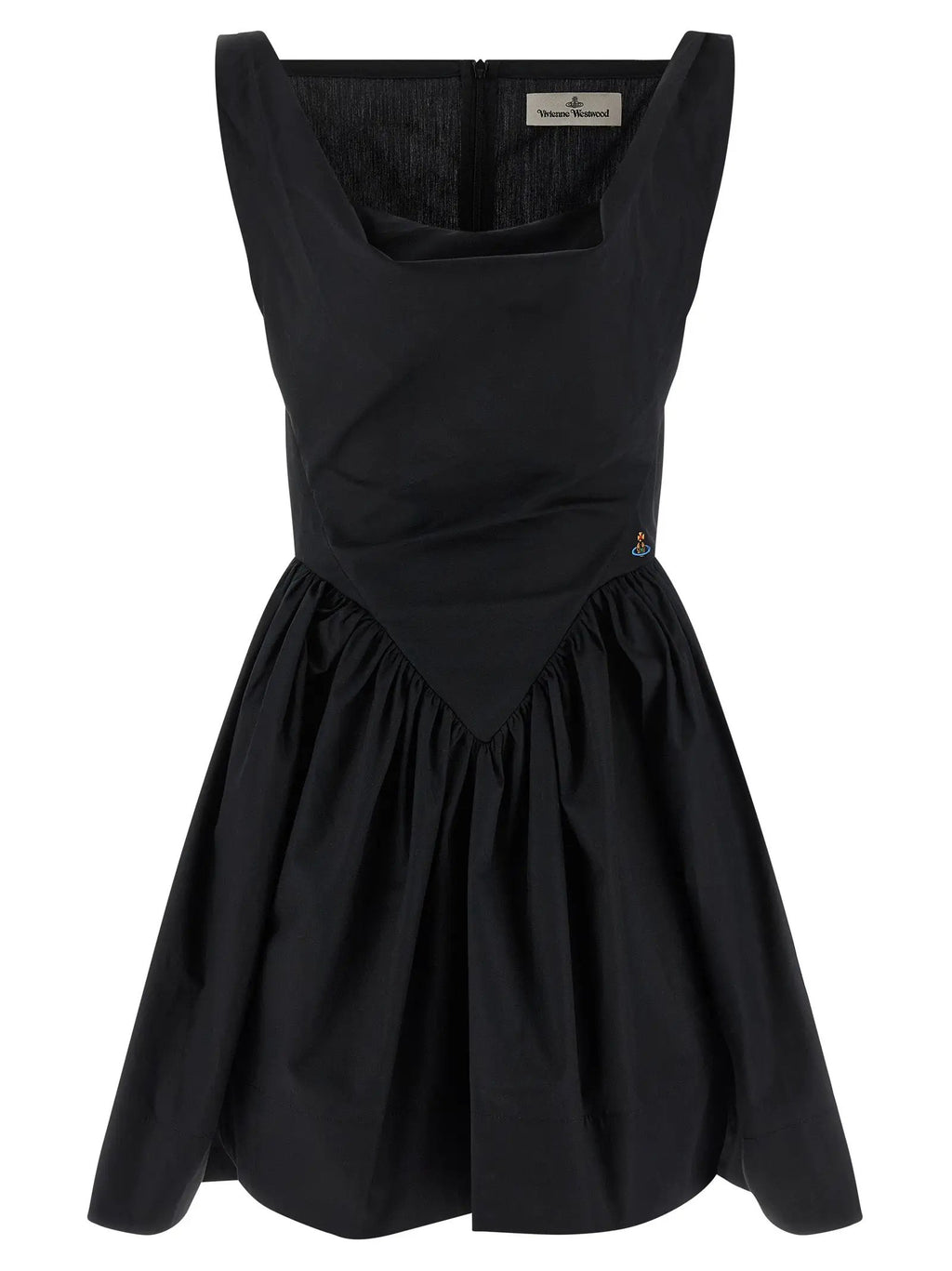 Vivienne Westwood Black Cotton Short Dress
