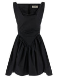 Vivienne Westwood Black Cotton Short Dress