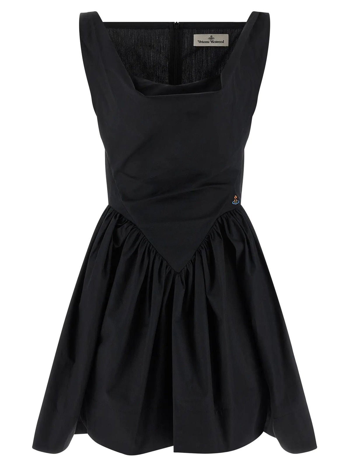 Vivienne Westwood Black Cotton Short Dress