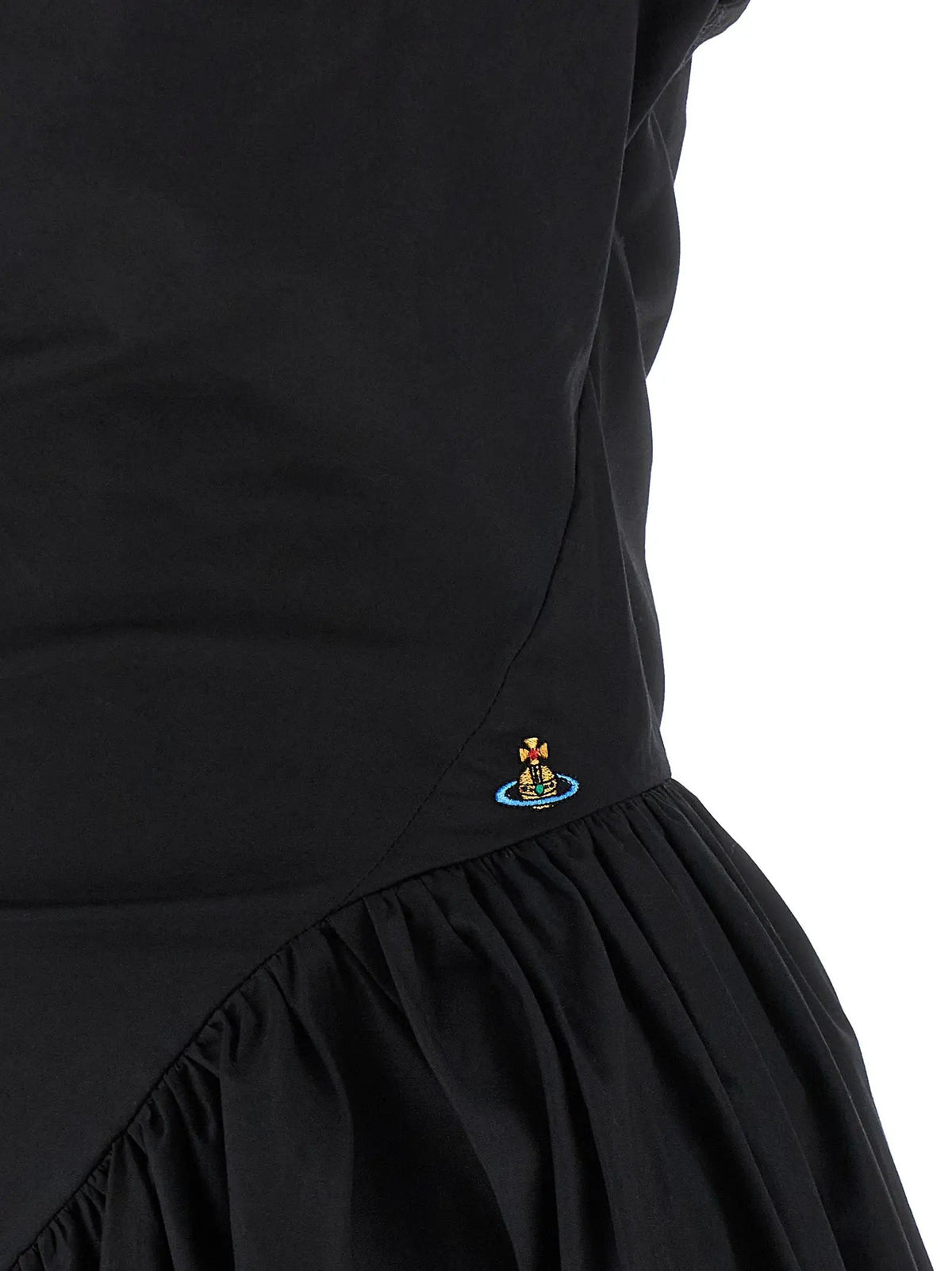 Vivienne Westwood Black Cotton Short Dress
