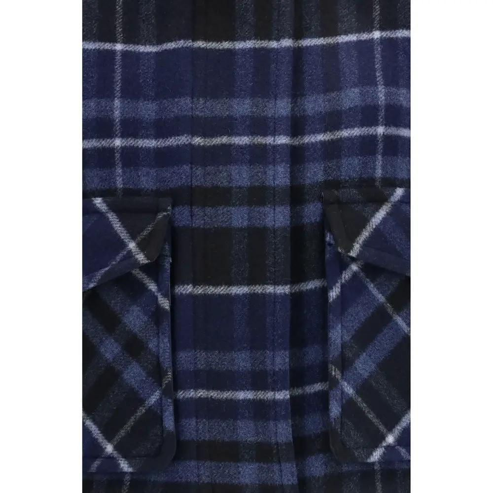 PINKO PINKO Blue Wool Oves Aries Shell Jacket