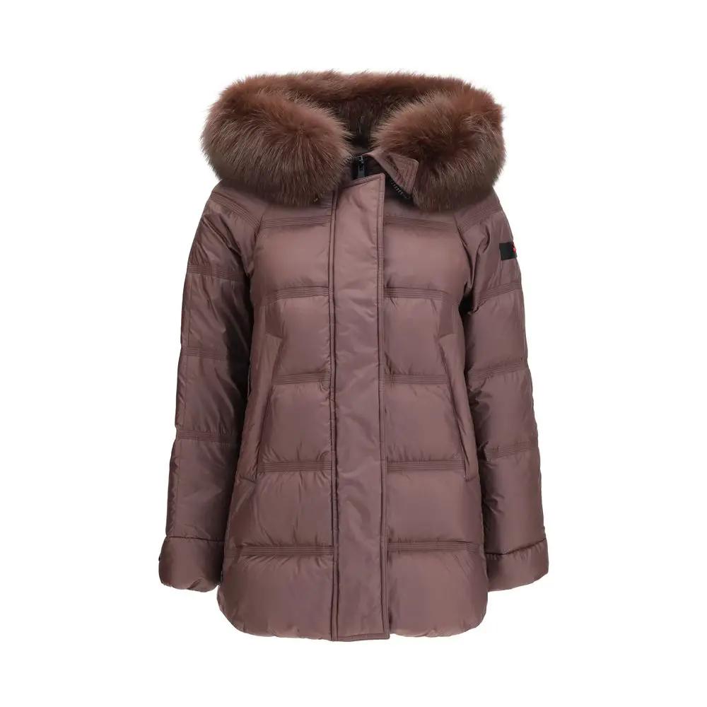 Peuterey Peuterey Bordeaux Polyester Full-Length Jacket