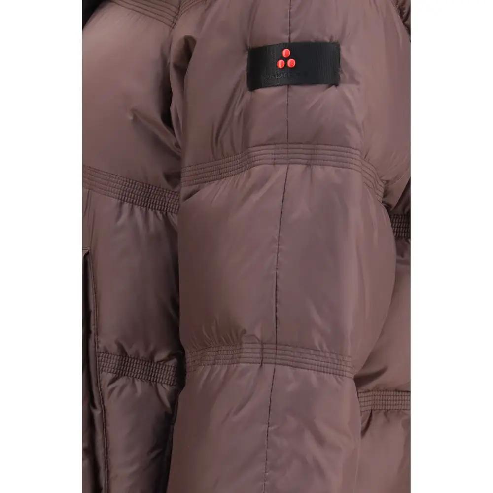 Peuterey Bordeaux Polyester Full-Length Jacket