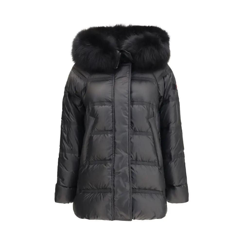 Peuterey Black Polyester Full-Length Jacket