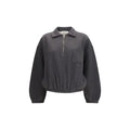 Darkpark Gray Cotton Sweatshirt