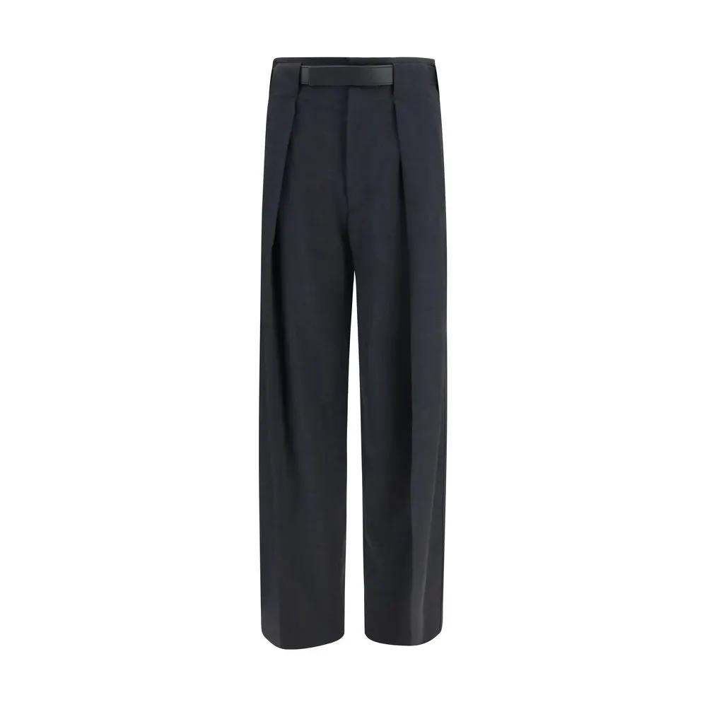 Darkpark Darkpark Gray Polyester Dress Pants