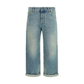 Darkpark Darkpark Blue Cotton Boyfriend Jeans