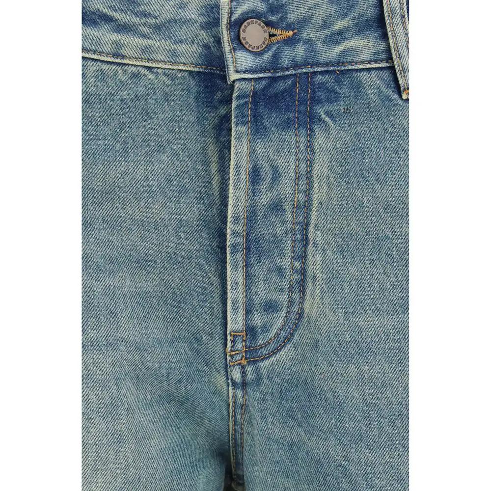 Darkpark Darkpark Blue Cotton Boyfriend Jeans