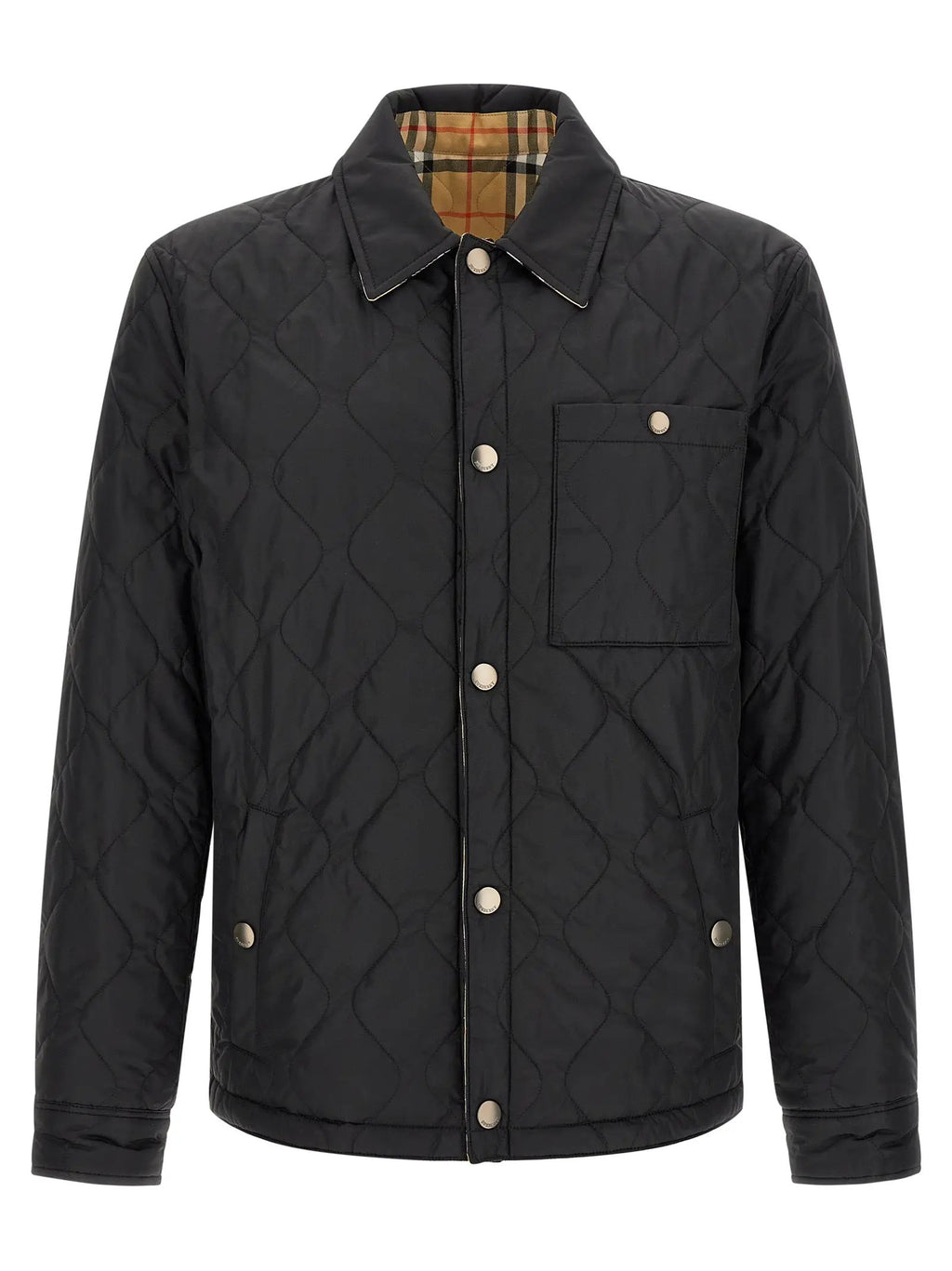 Burberry Black Polyamide Full-Length Jacket