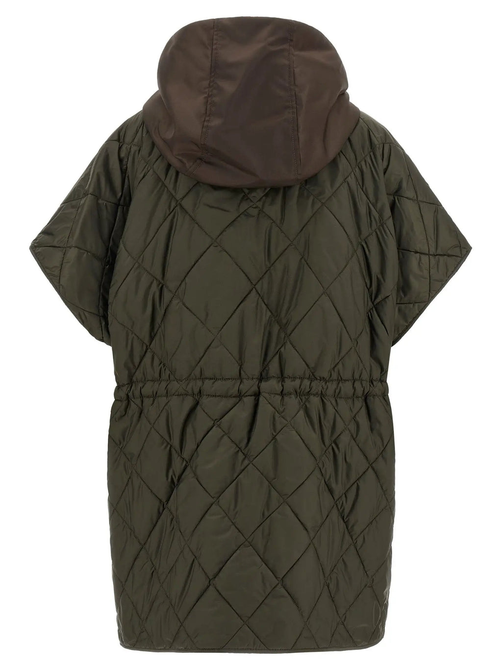Max Mara Brown Polyamide Sleeveless Jacket