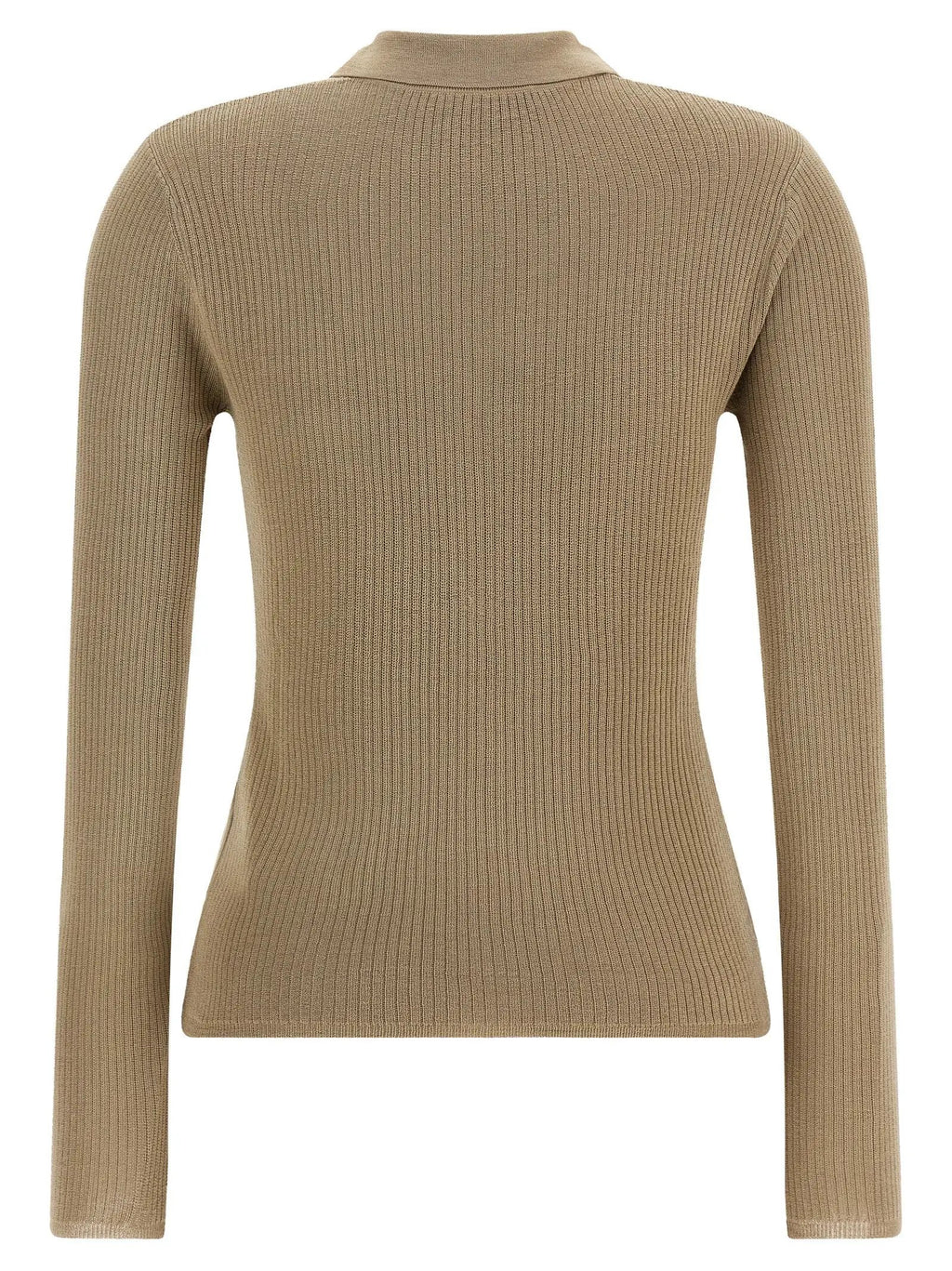Max Mara Beige Silk Cardigan
