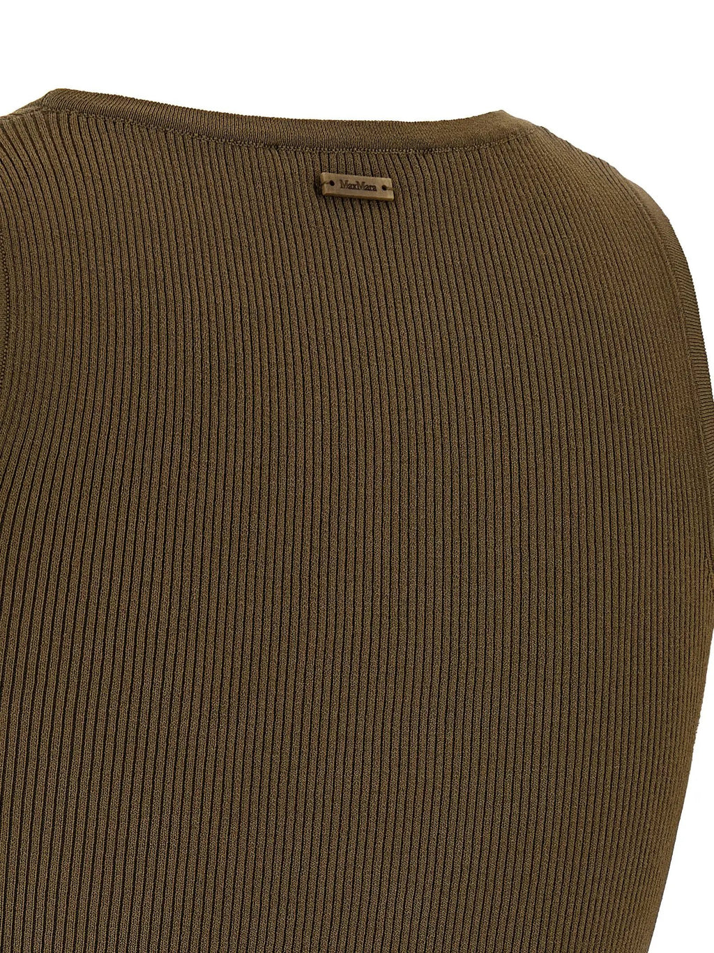Max Mara Bicolor Viscose Sleeveles T-Shirt