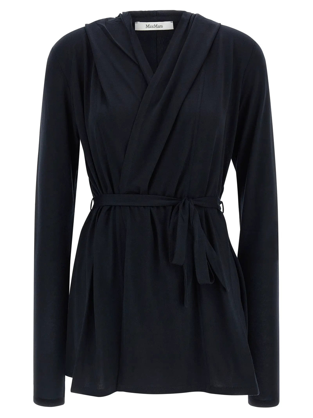 Max Mara Blue Lyocell Cardigan