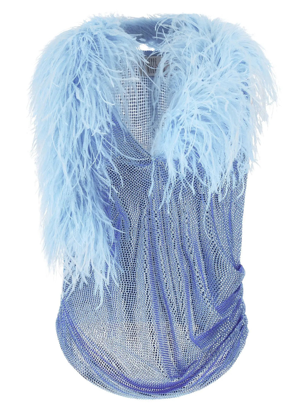 Giuseppe Di Morabito Blue Polyamide Tank Tops