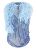 Giuseppe Di Morabito Blue Polyamide Tank Tops