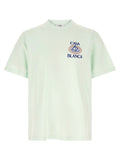 Casablanca Blue Organic Cotton T-Shirt
