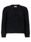Saint Laurent Black Wool Cardigan