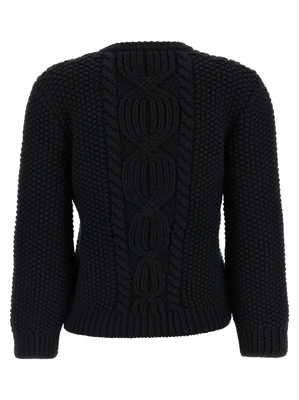 Saint Laurent Black Wool Cardigan