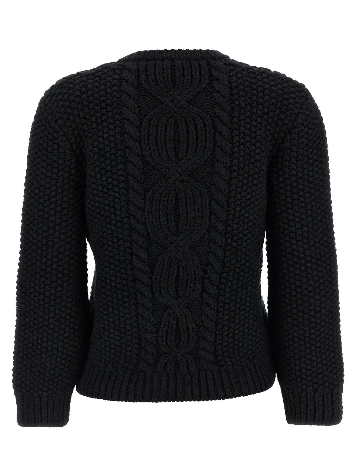 Saint Laurent Black Wool Cardigan