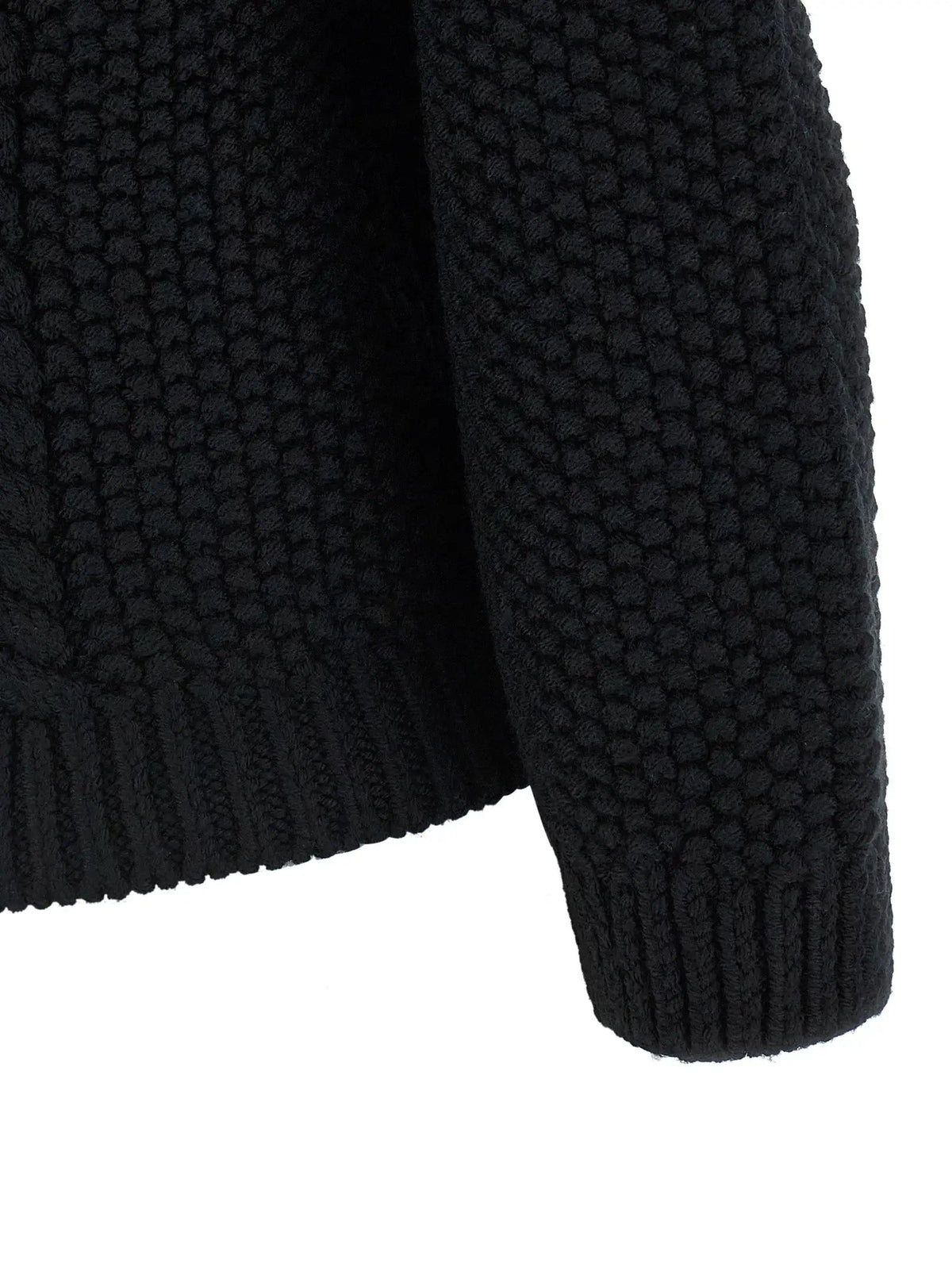 Saint Laurent Black Wool Cardigan