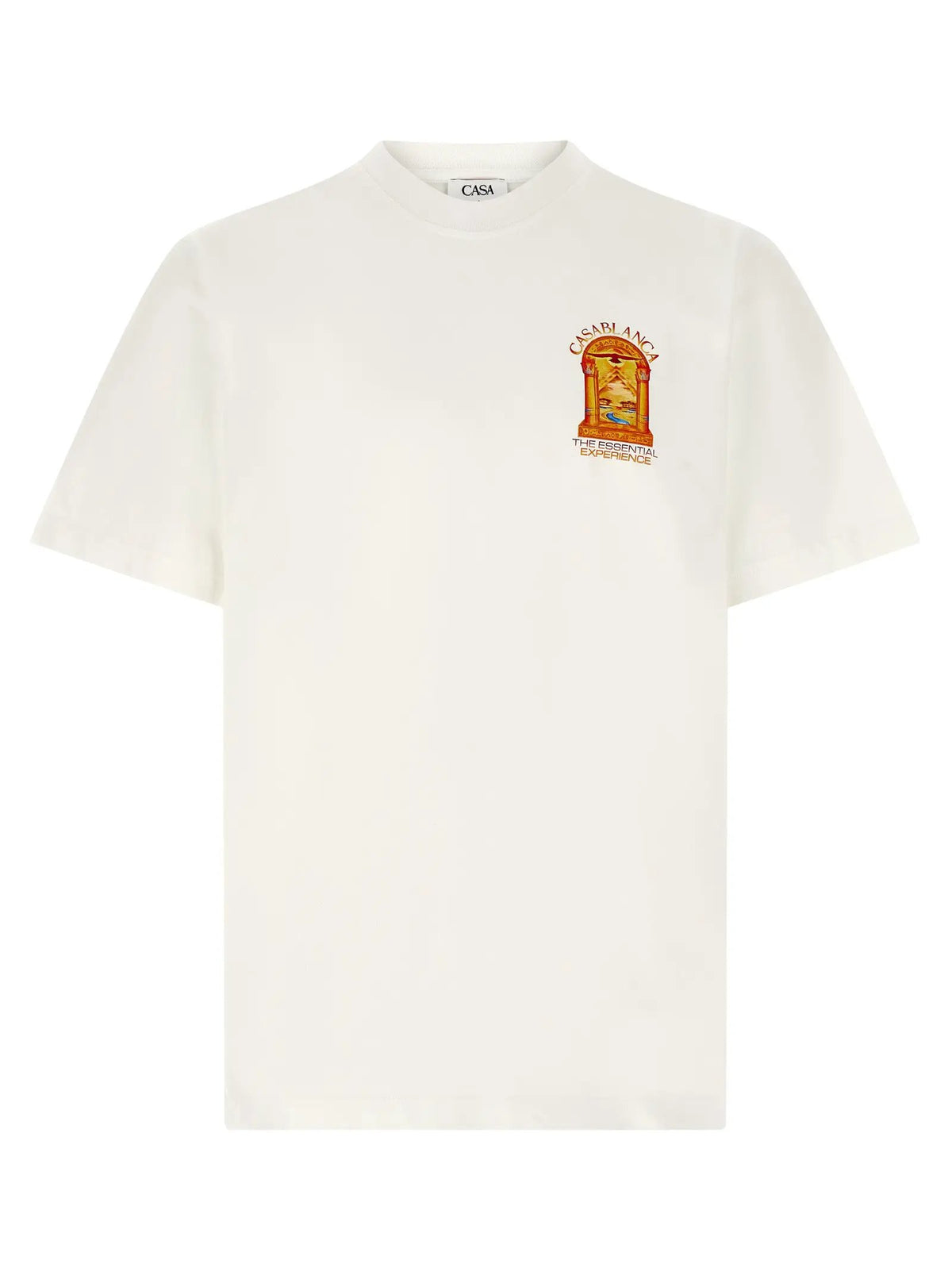 Casablanca White Organic Cotton T-Shirt