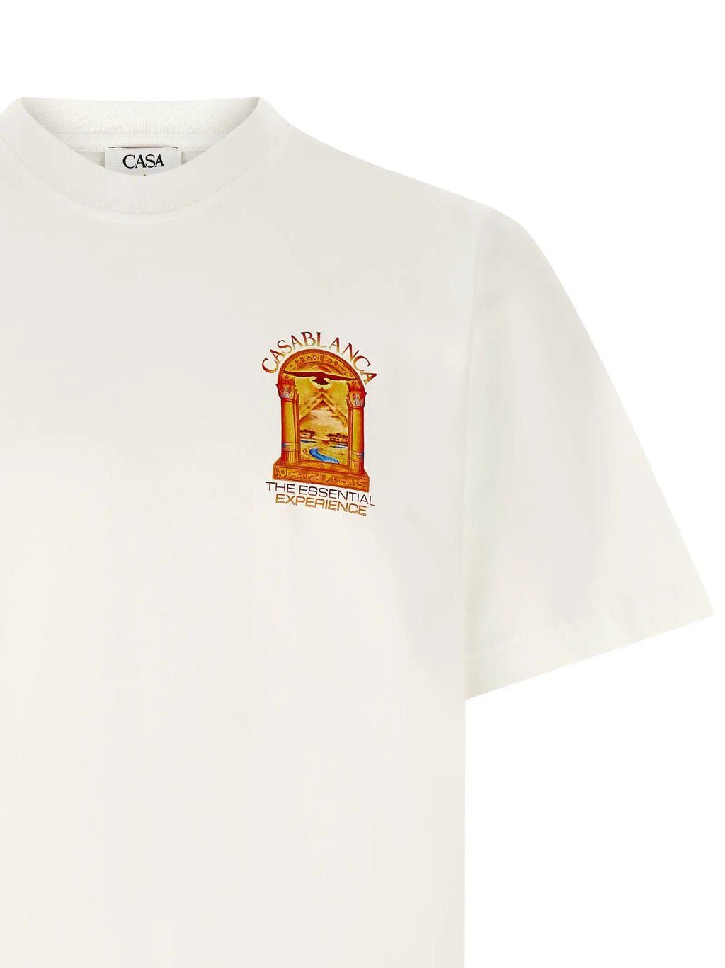 Casablanca White Organic Cotton T-Shirt