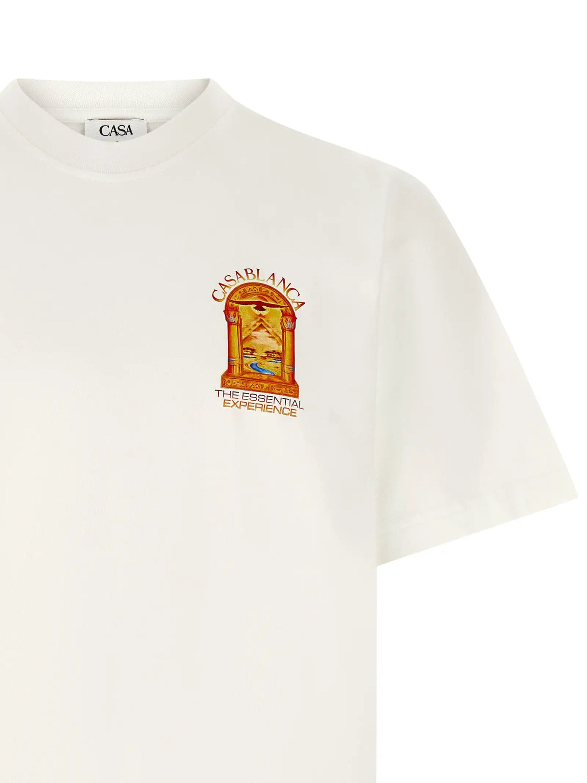 Casablanca White Organic Cotton T-Shirt