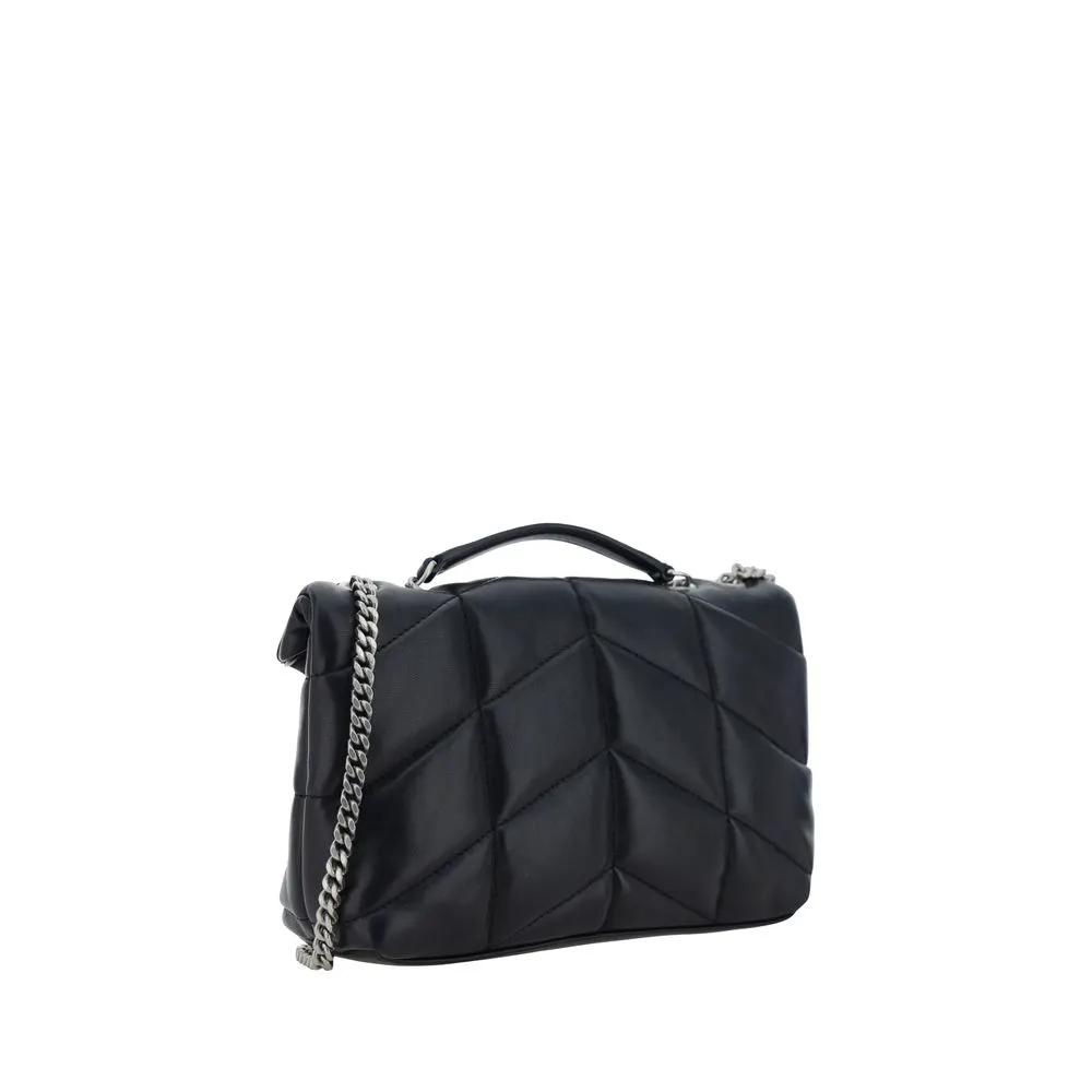 Saint Laurent Saint Laurent Black Lamb Ovis Aries Shoulder Bag