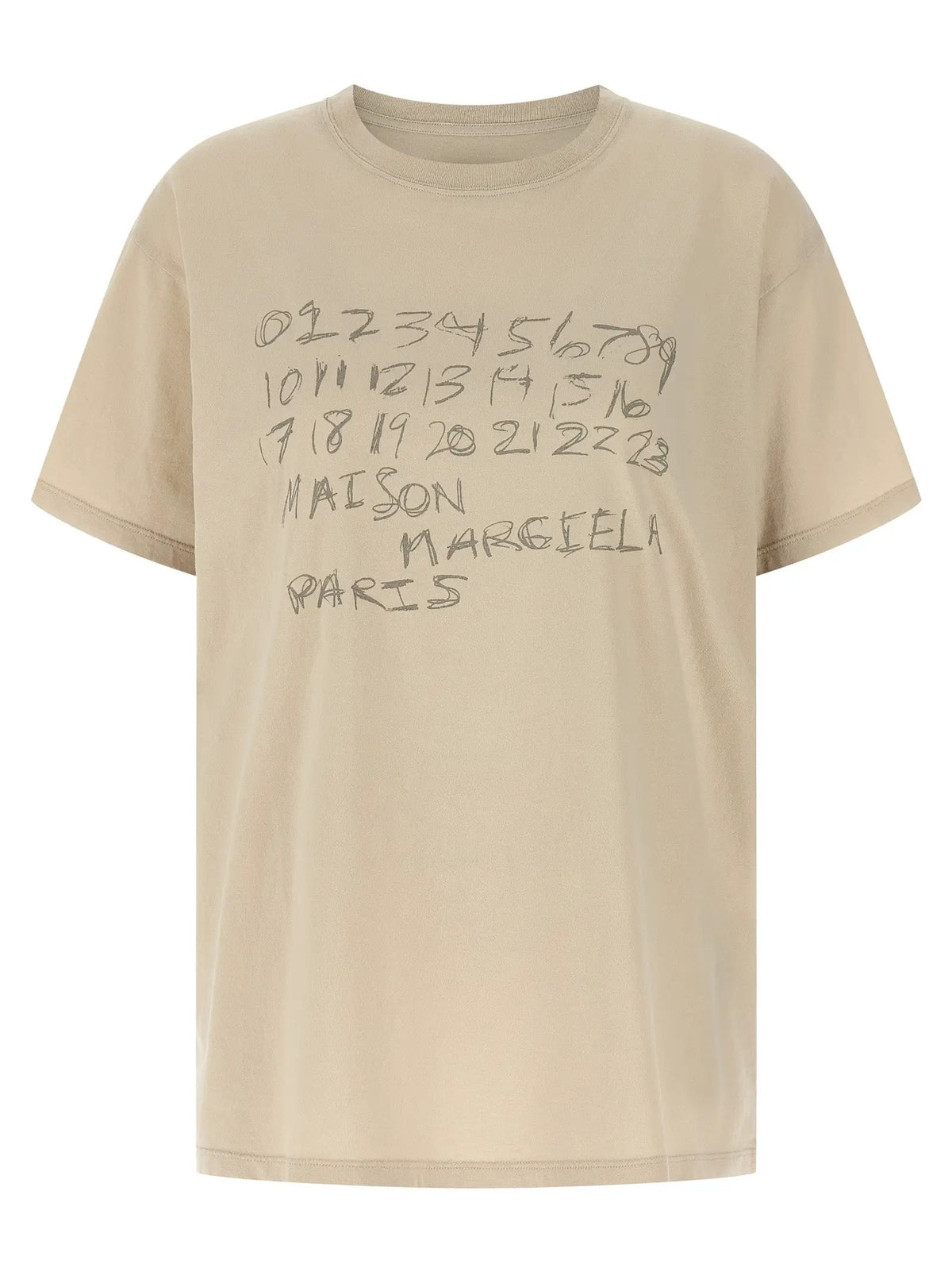 Maison Margiela Beige Cotton T-Shirt