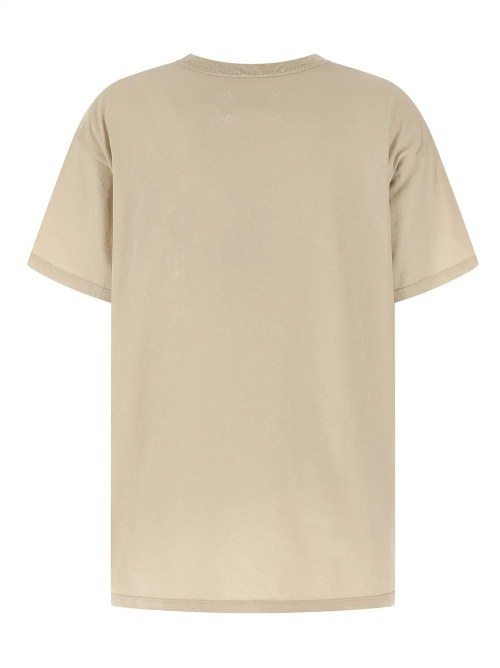 T-shirt en coton beige Maison Margiela