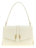 Ferragamo White Calfskin Shoulder Bag