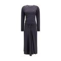 Lemaire Lemaire Gray Cotton Casual Dress