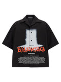 Balenciaga Black Cotton Blouse