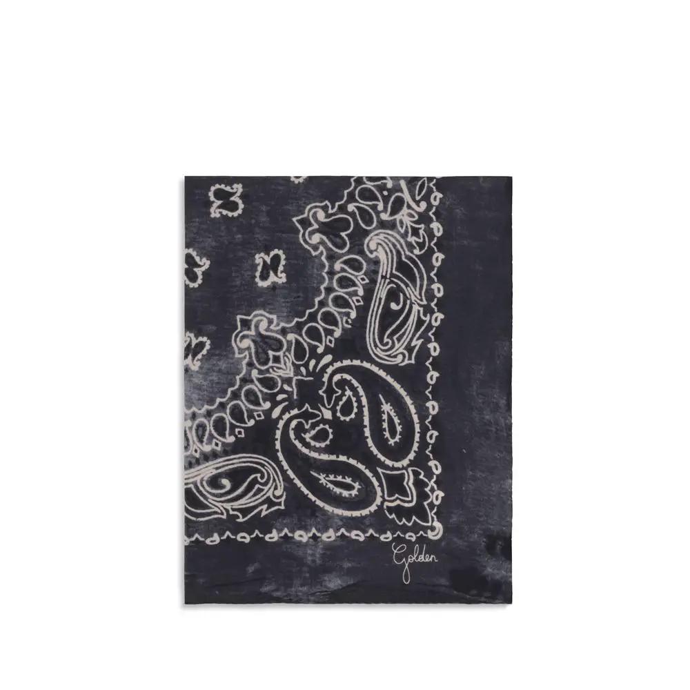 Golden Goose Gray Silk Scarf