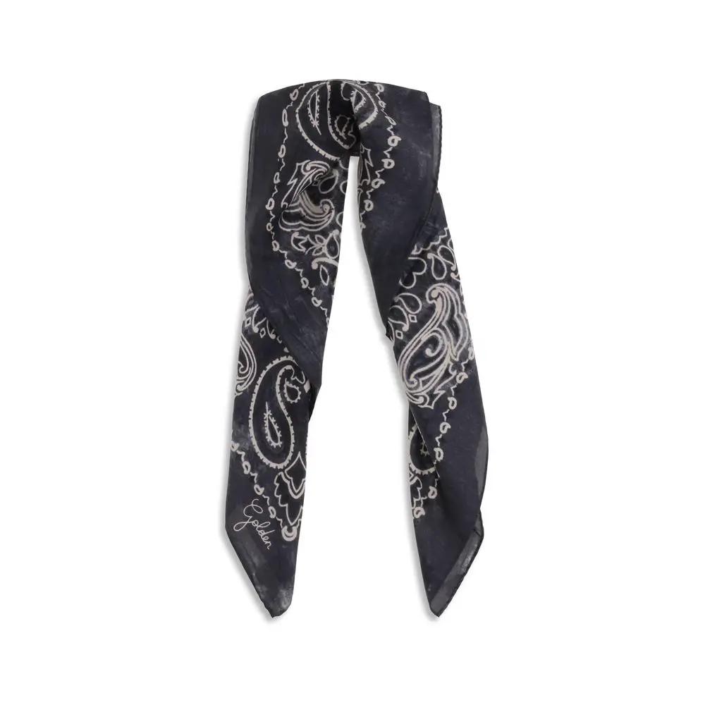 Golden Goose Gray Silk Scarf