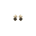 Self-Portrait Gold Brass Earrings