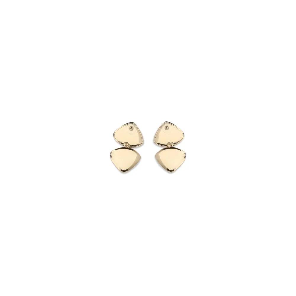 Self-Portrait Gold Brass Earrings