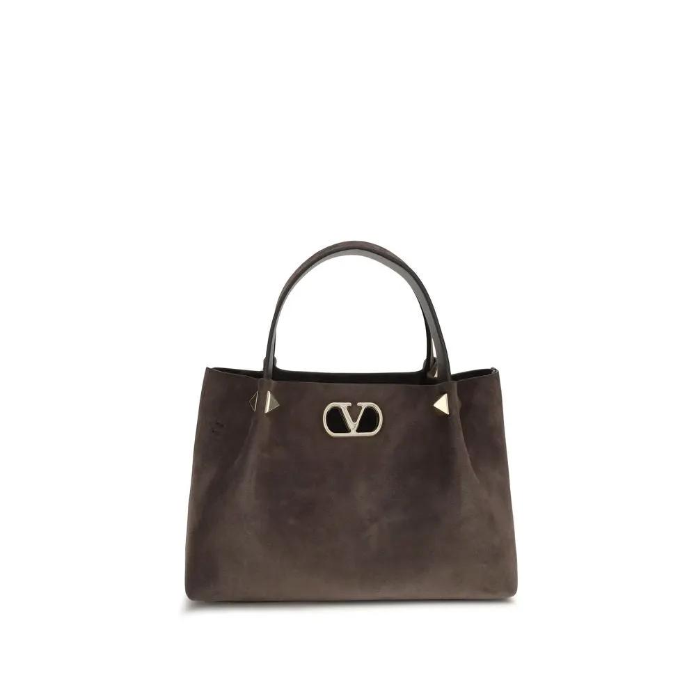 Valentino Garavani Valentino Garavani Brown Calf Leather Bos Taurus Shoulder Bag