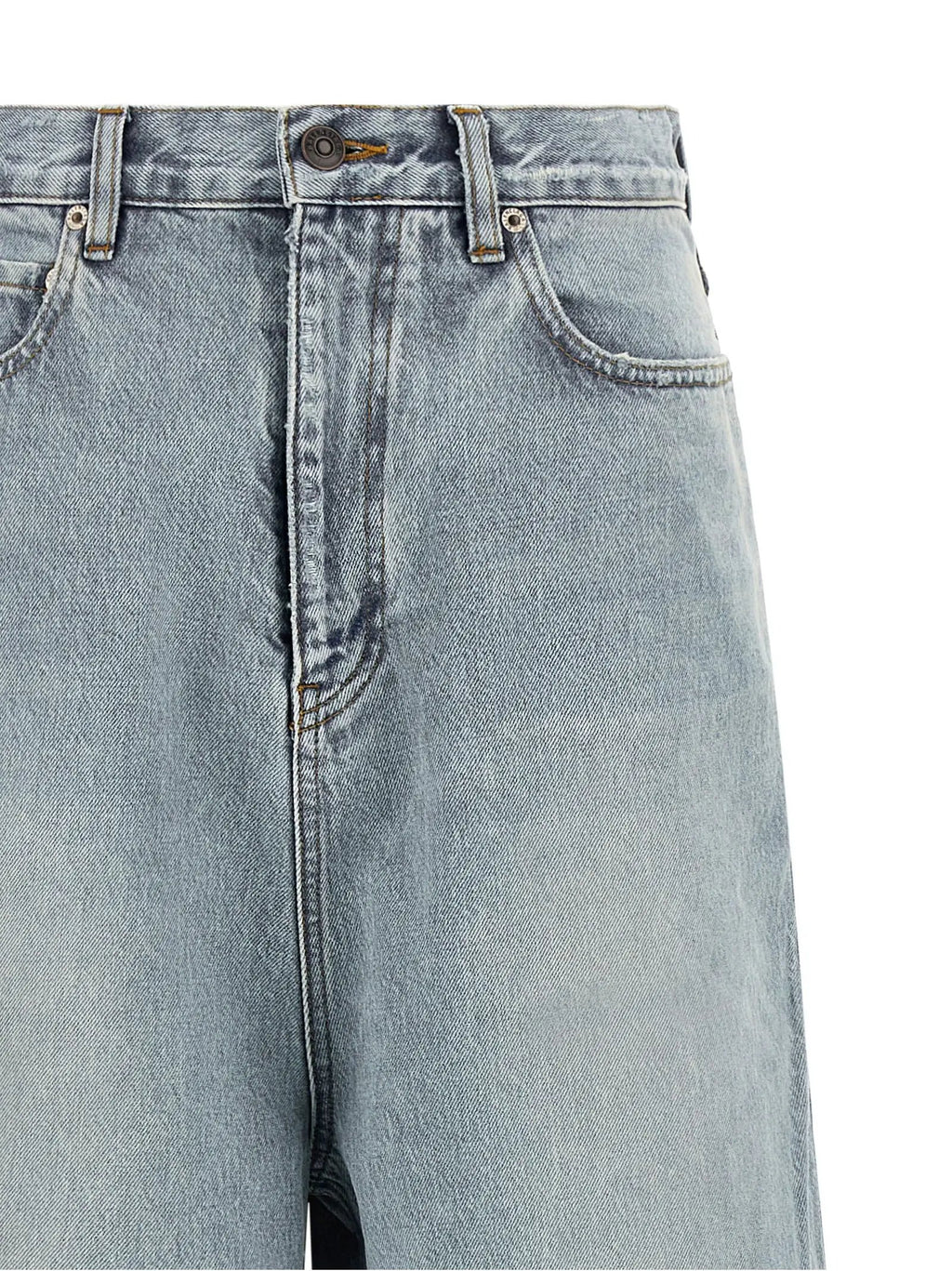 Balenciaga Balenciaga Blue Cotton Relaxed Fit Jeans
