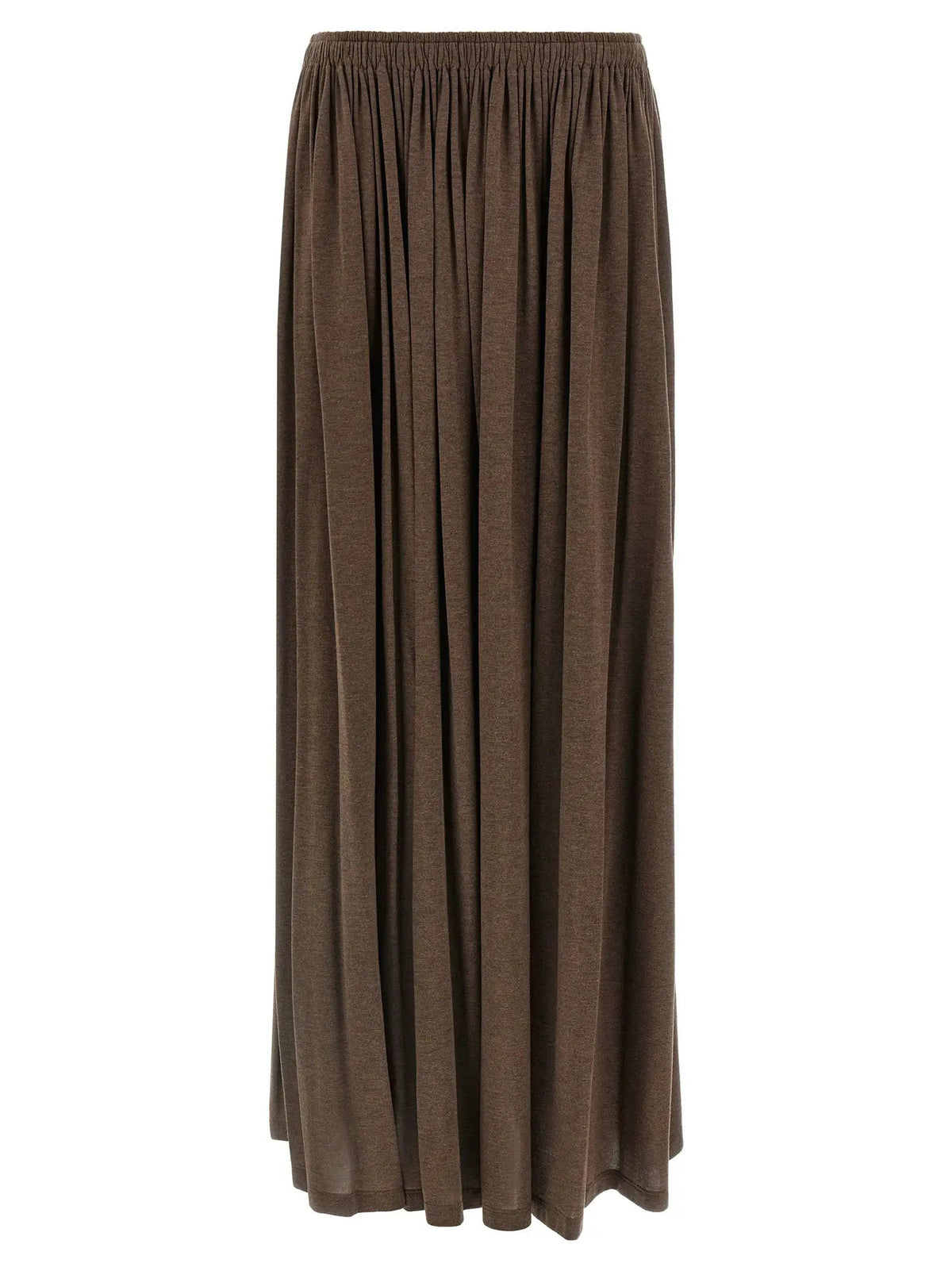 Women's Brown Livrea Lyocell & Silk Maxi Skirt – Max Mara