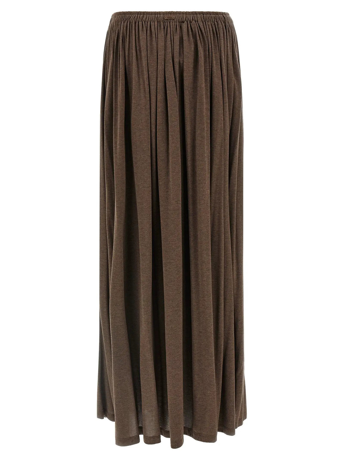 Women's Brown Livrea Lyocell & Silk Maxi Skirt – Max Mara