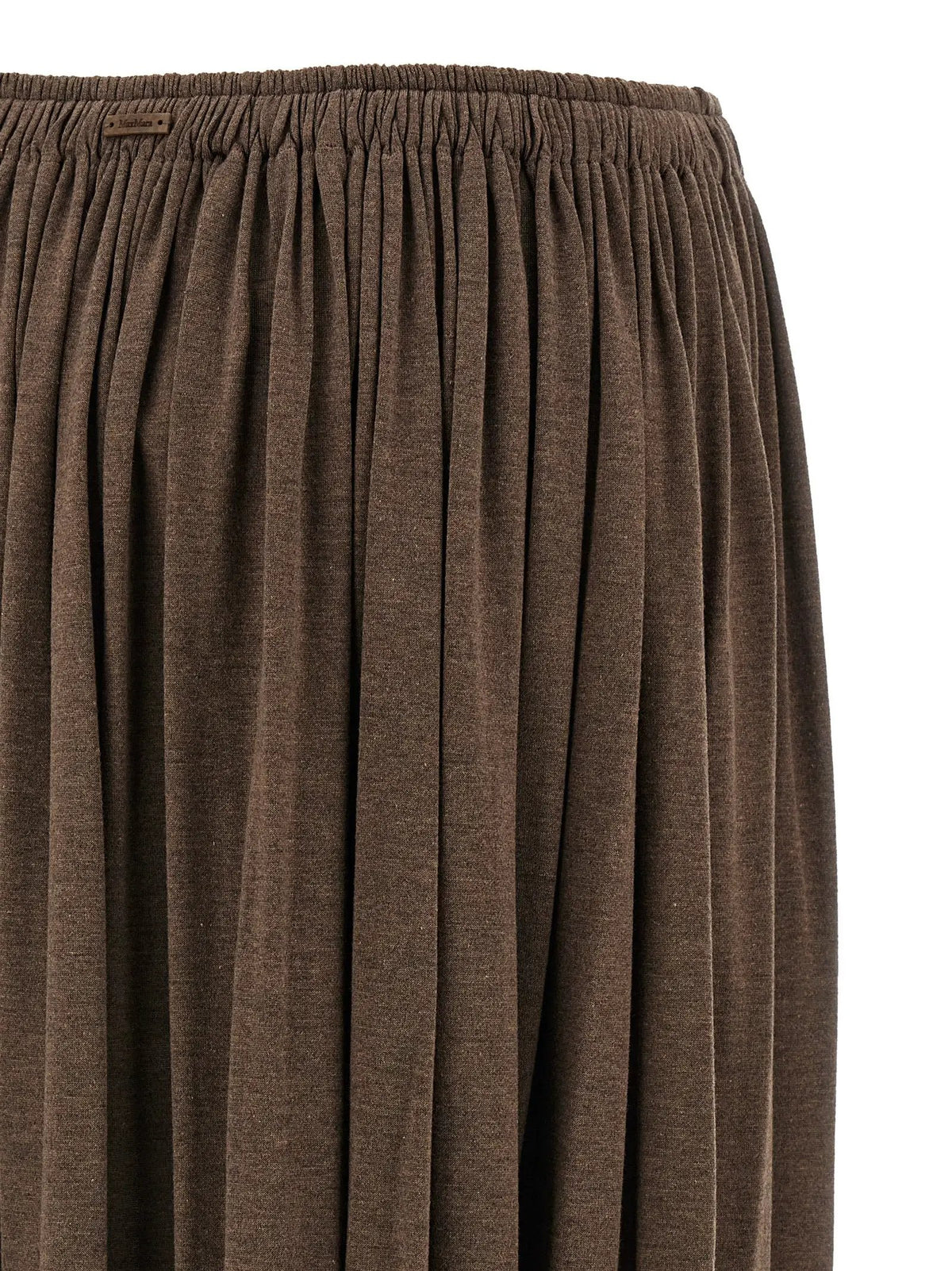 Women's Brown Livrea Lyocell & Silk Maxi Skirt – Max Mara