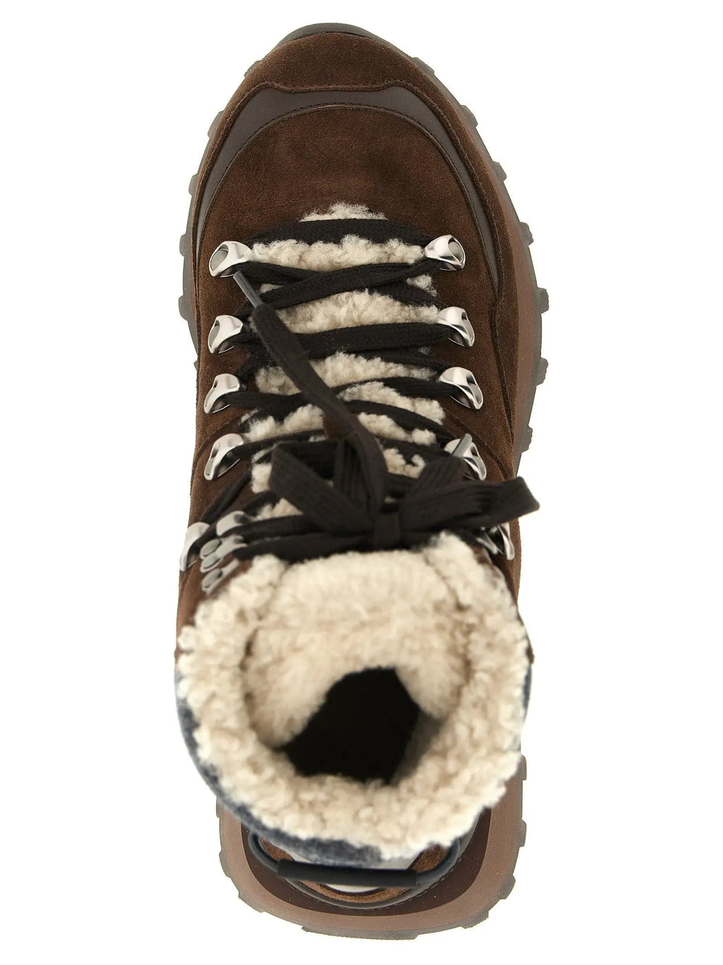Brunello Cucinelli Brown Calfskin Ankle Boots
