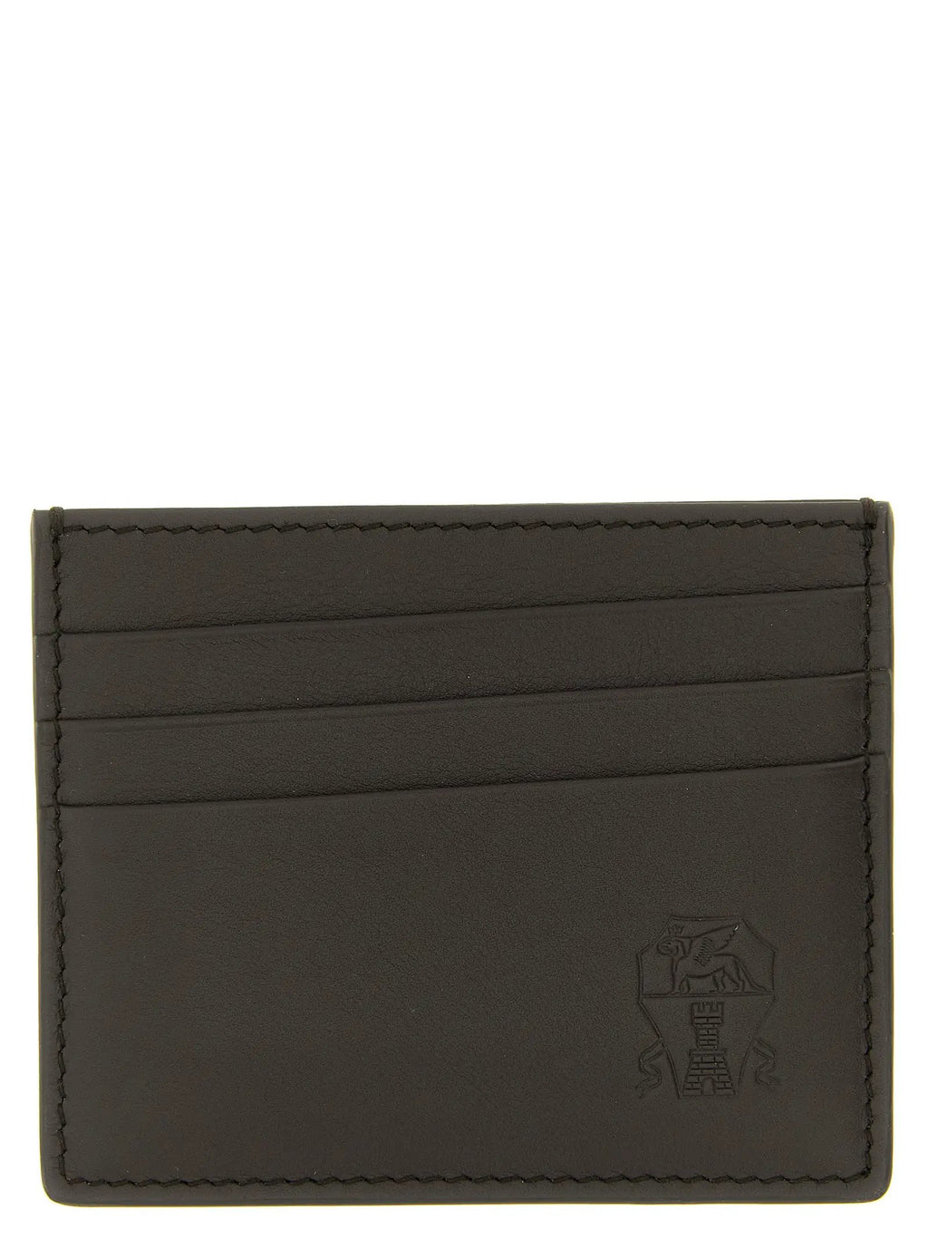 Brunello Cucinelli Black Calfskin Cardholder