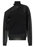 Fendi Black Viscose Cardigan