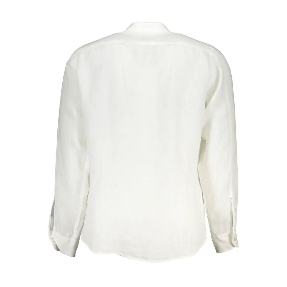 Hugo Boss White Linen Men's Shirt