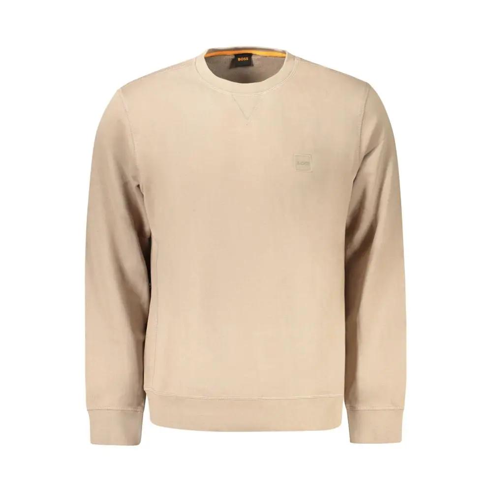 Hugo Boss Hugo Boss Brown Cotton Men's Sweatshirt