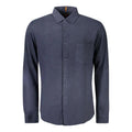 Hugo Boss Blue Cotton Men's Shirt