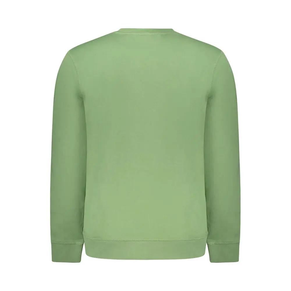 Hugo Boss Green Cotton Men's Sweatshirt